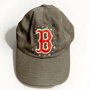 Vintage Y2K Boston Red Sox Victoria Secrets PINK Bling Fenway Ball Cap Sequins